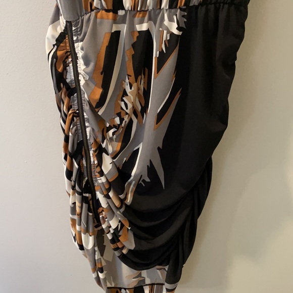 NWT BCBGMaxAzria Dress w/Ruching Detail Sz XS - Picture 7 of 12